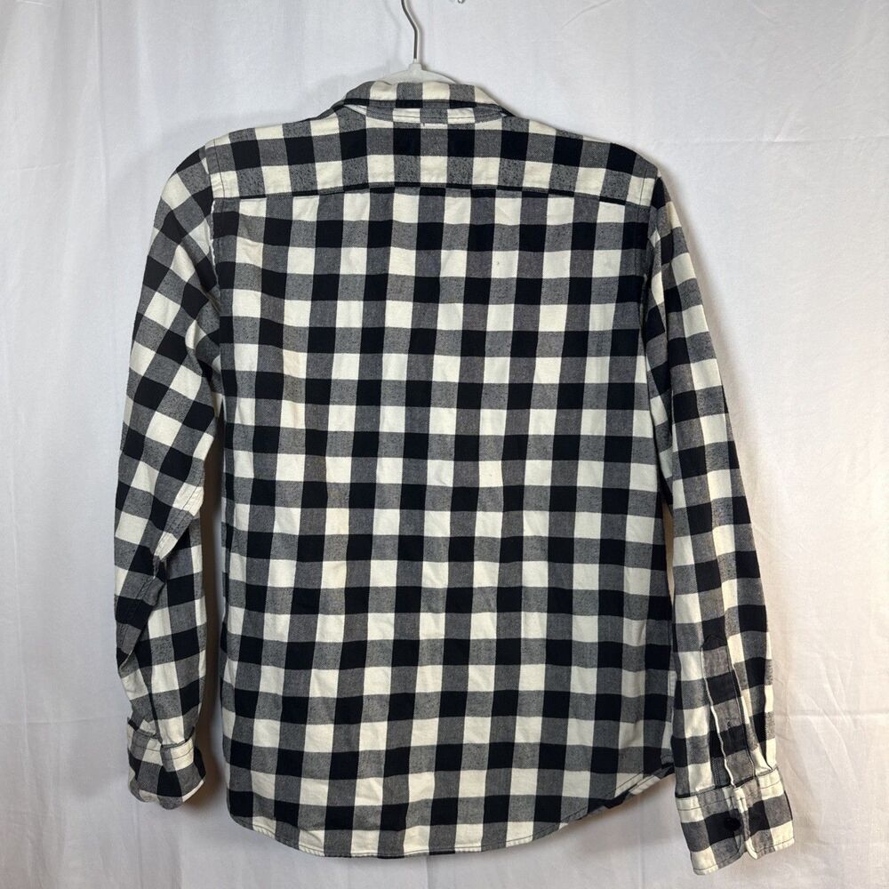 Ralph Lauren Sport Black White Check 100% Cotton Button Up Shirt Womens Size 12 - Picture 10 of 13
